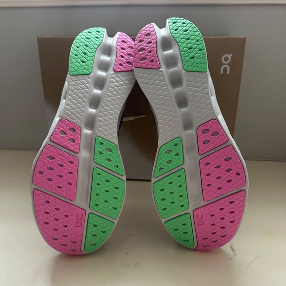 NIB Men's On Cloudsurfer 2 - NIB - Size 12.5 - White / Mineral pink green - Picture 7 of 10